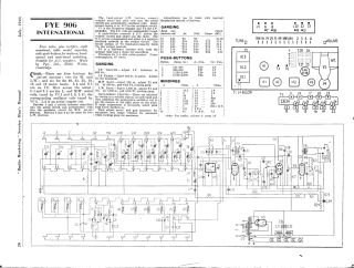Pye 906 schematic circuit diagram